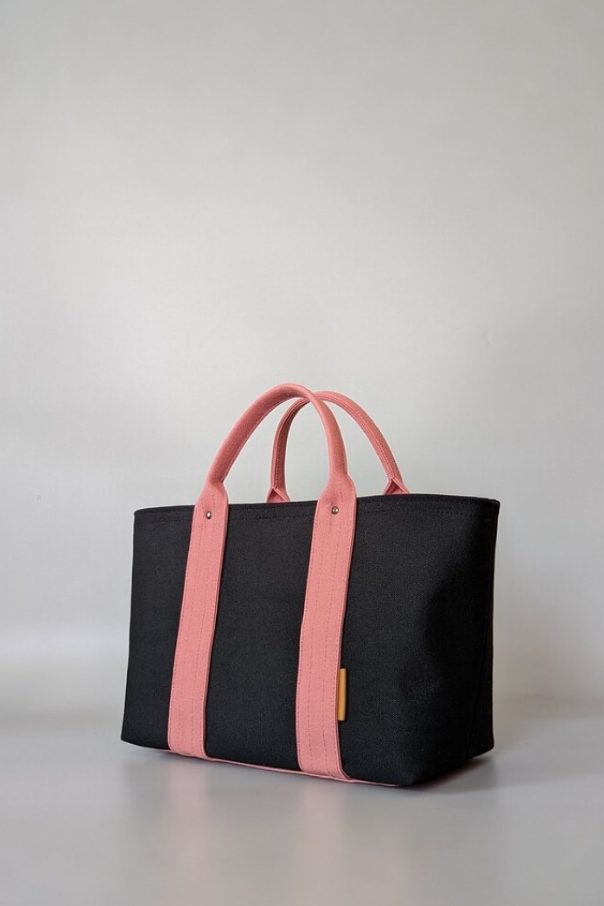 Pink X Black  Canvas Tote Bag